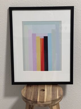 Threshold Gallery Wall 17x21 Black Frame w/ Modern Giclee Print